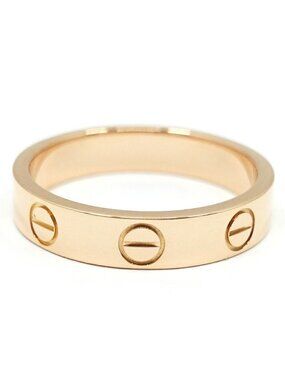 Cartier 18k Pink Gold Love Ring SM Small